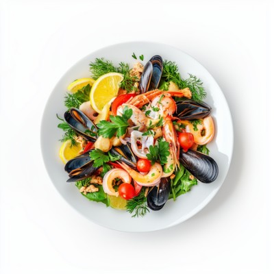 Фирменное блюдо Морской гриль прованс - купить в Малой Купте
